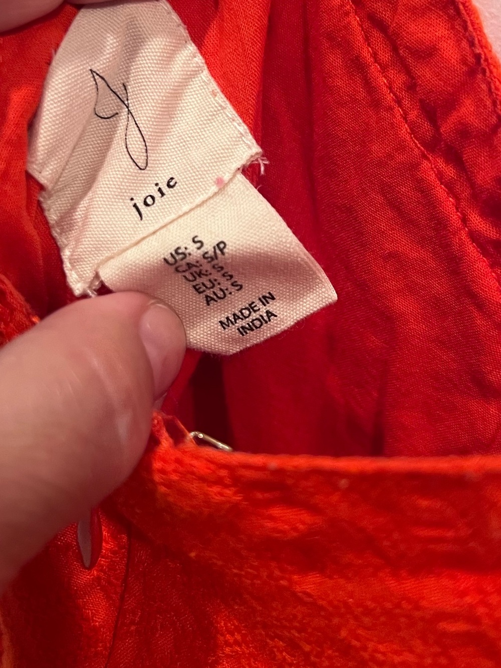 Joie Crochet Lace Diamond Pattern S - Picture 5 of 5